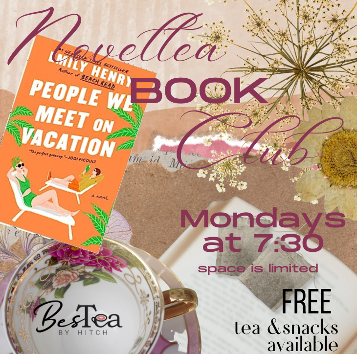 Noveltea Book Club Meets on Mondays