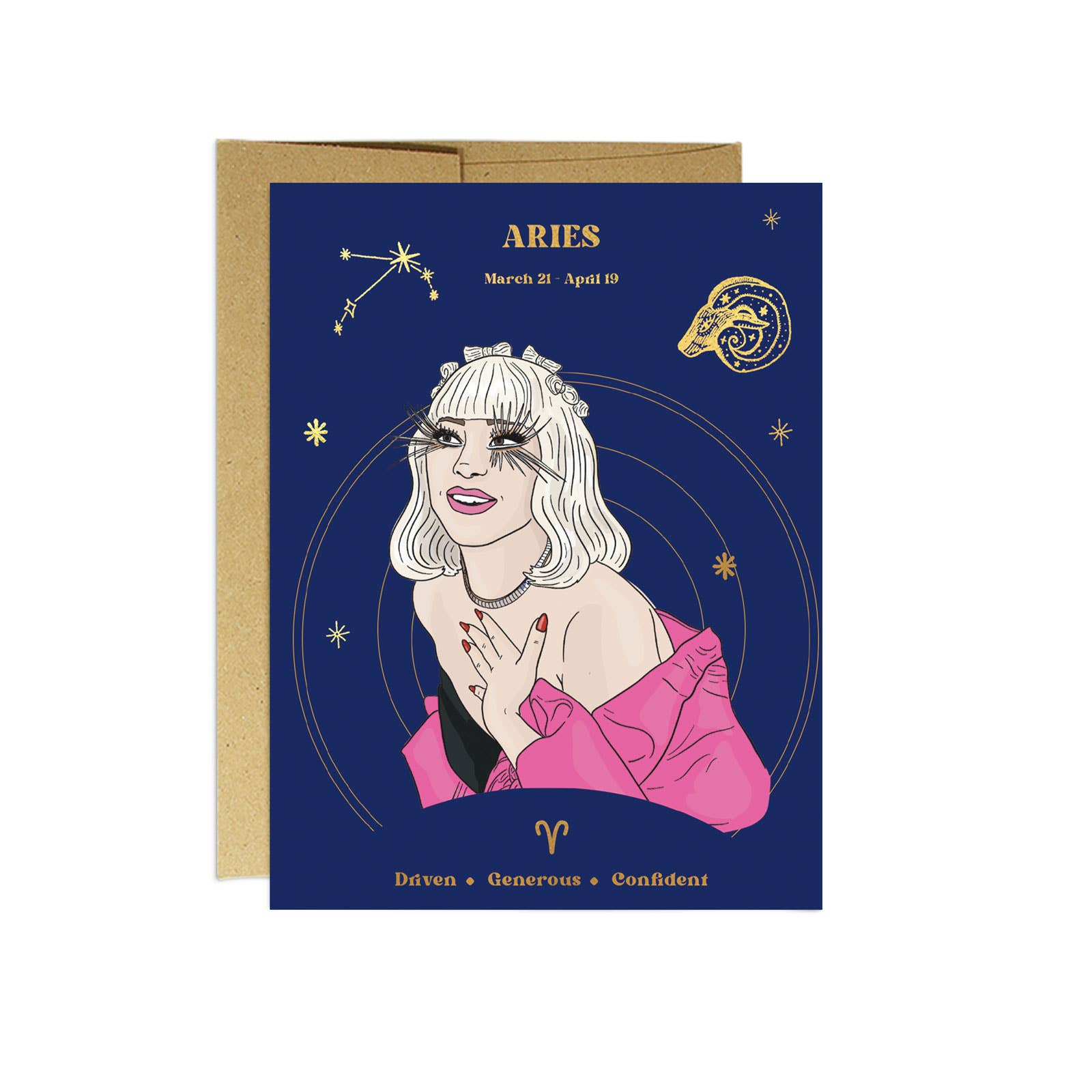 Aries Star Sign - Pop Culture Zodiac | Birthday Card
