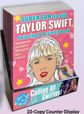 Taylor Swift Coloring & Activity Book (10 pack with Display)