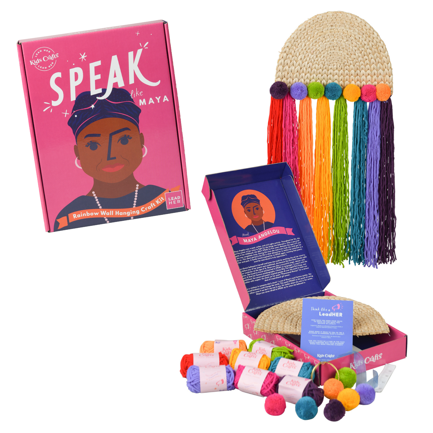 SPEAK like Maya: Rainbow Wall Hanging Craft kit
