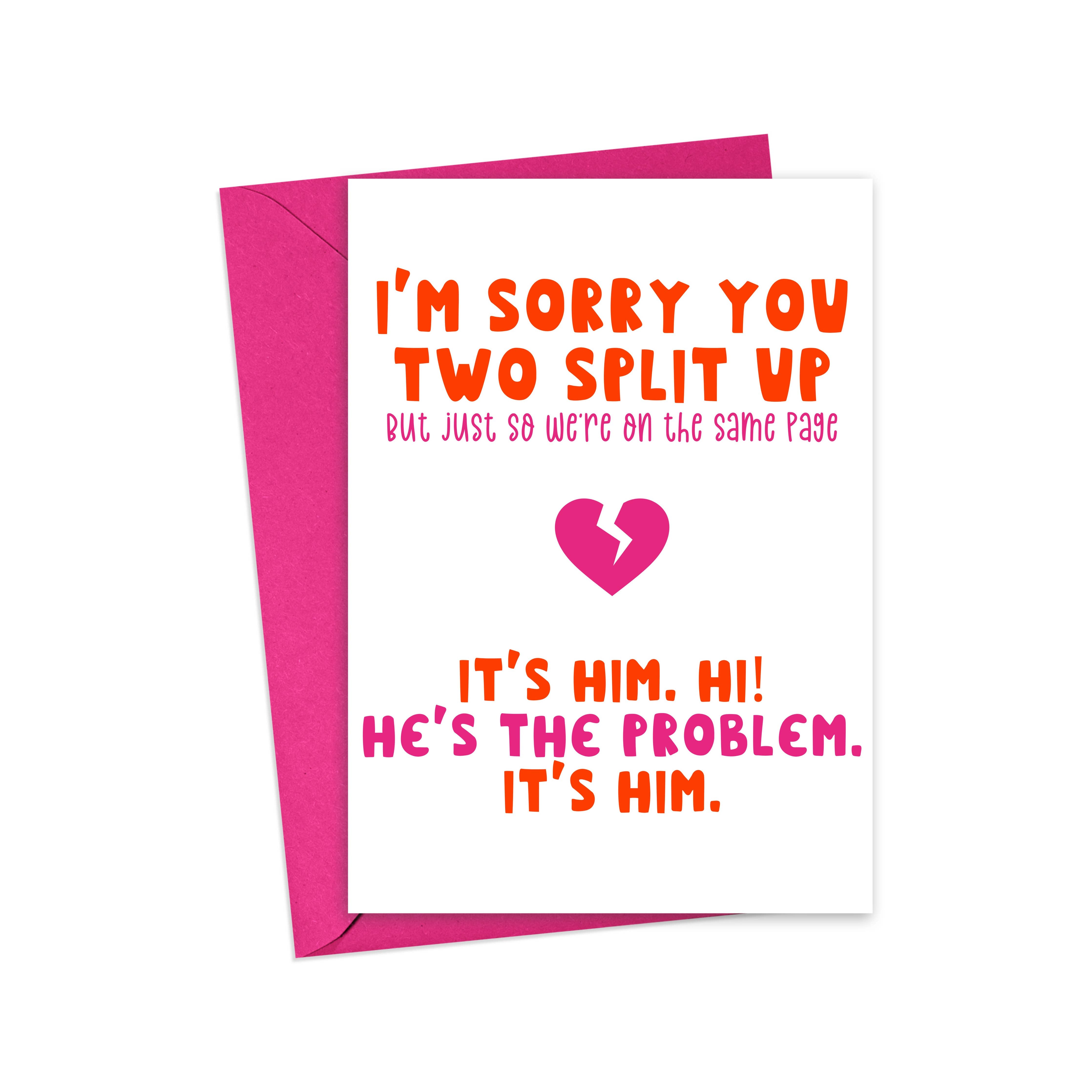 Funny Breakup Card - Sassy Divorce Cards Taylor Swift Its Me