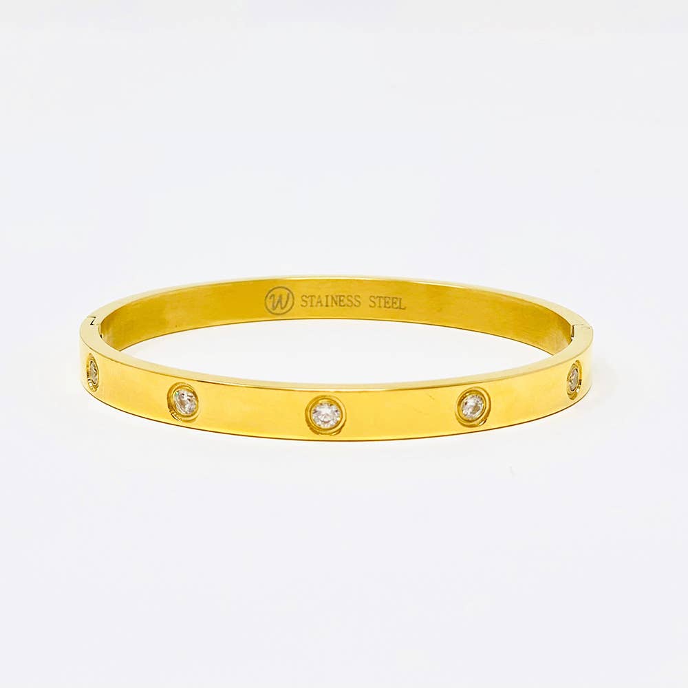 Love Bracelet - Gold / Clear