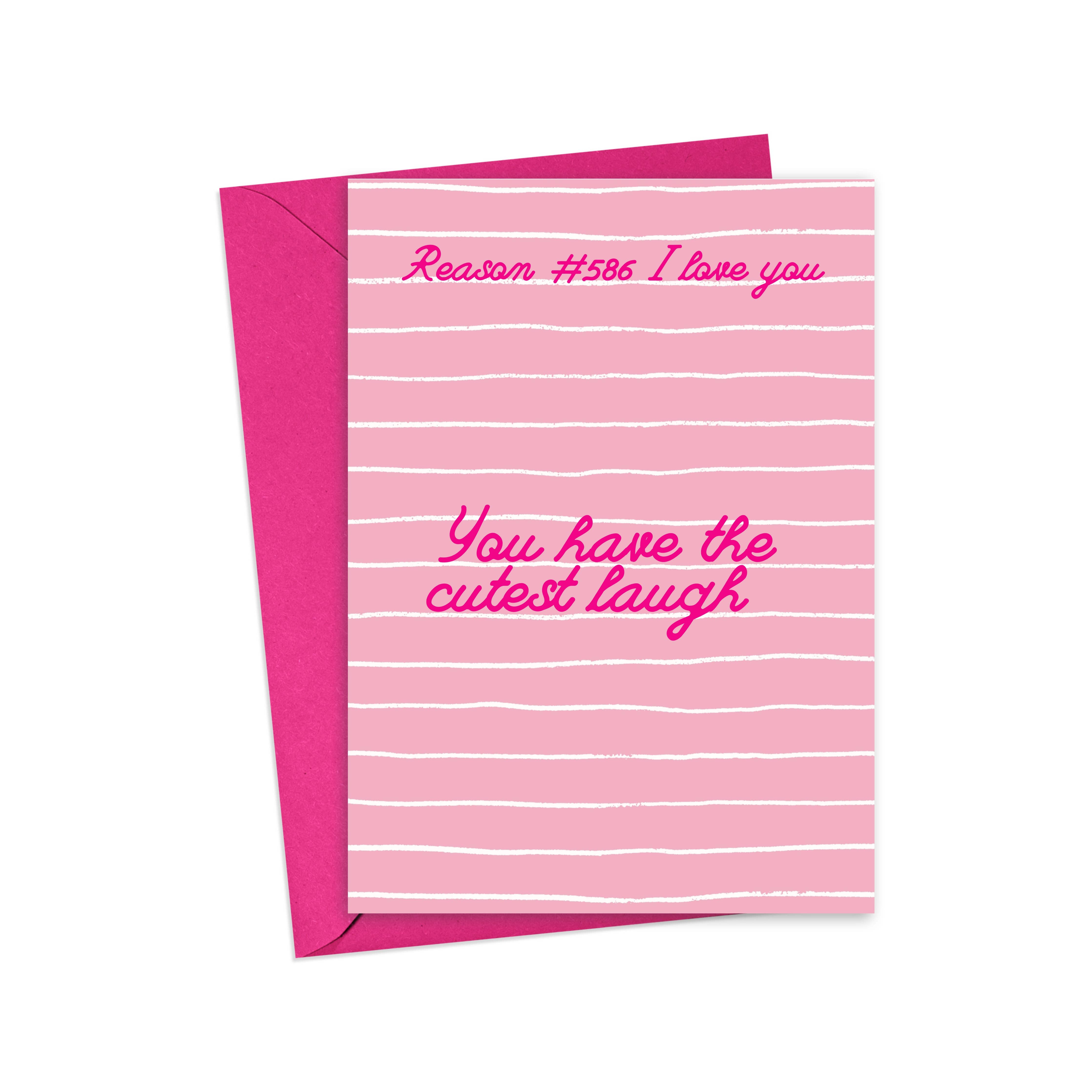 Cute Valentine's Day Card - Romantic Valentine Card