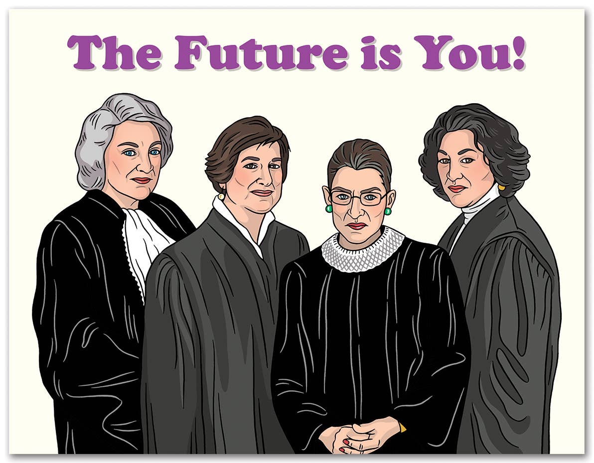 Supreme Judges The Future is You Graduation Card