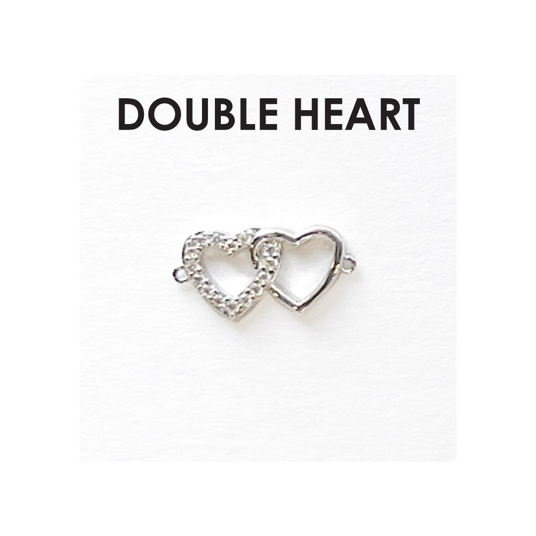 Double Heart Forever Humbled a Forever Fused Charm