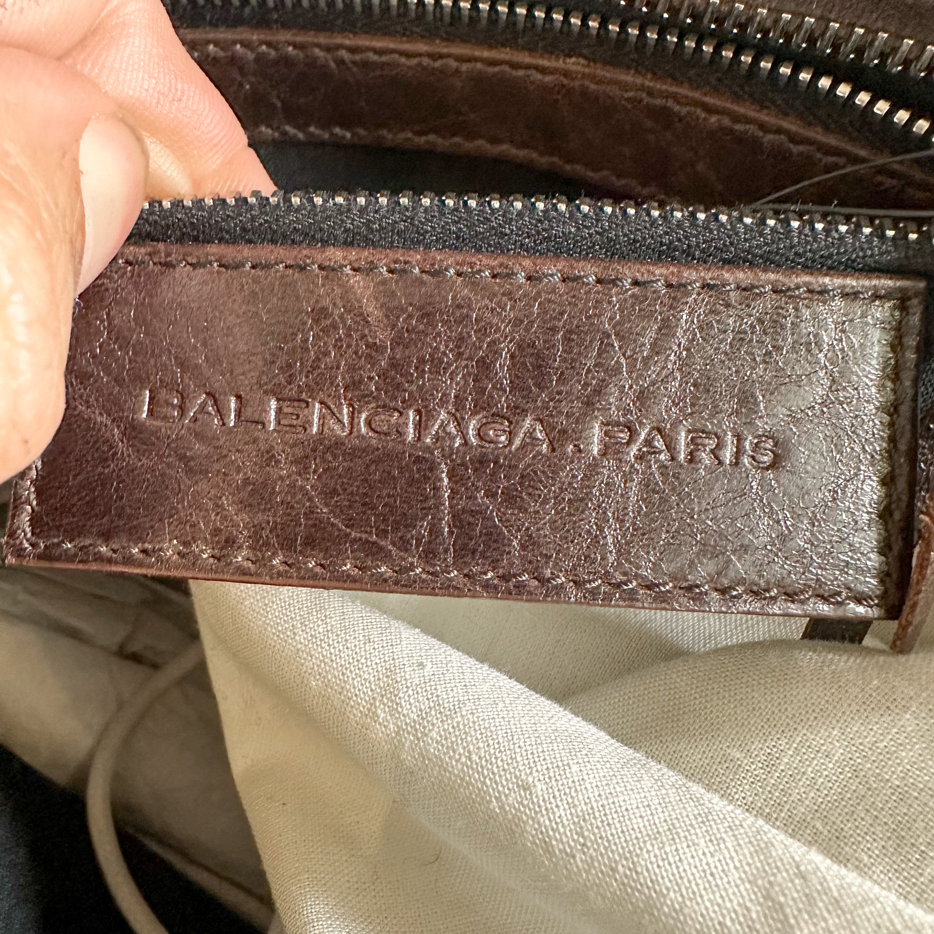 lufthavn baggrund frokost Balenciaga Pony Hair City Bag