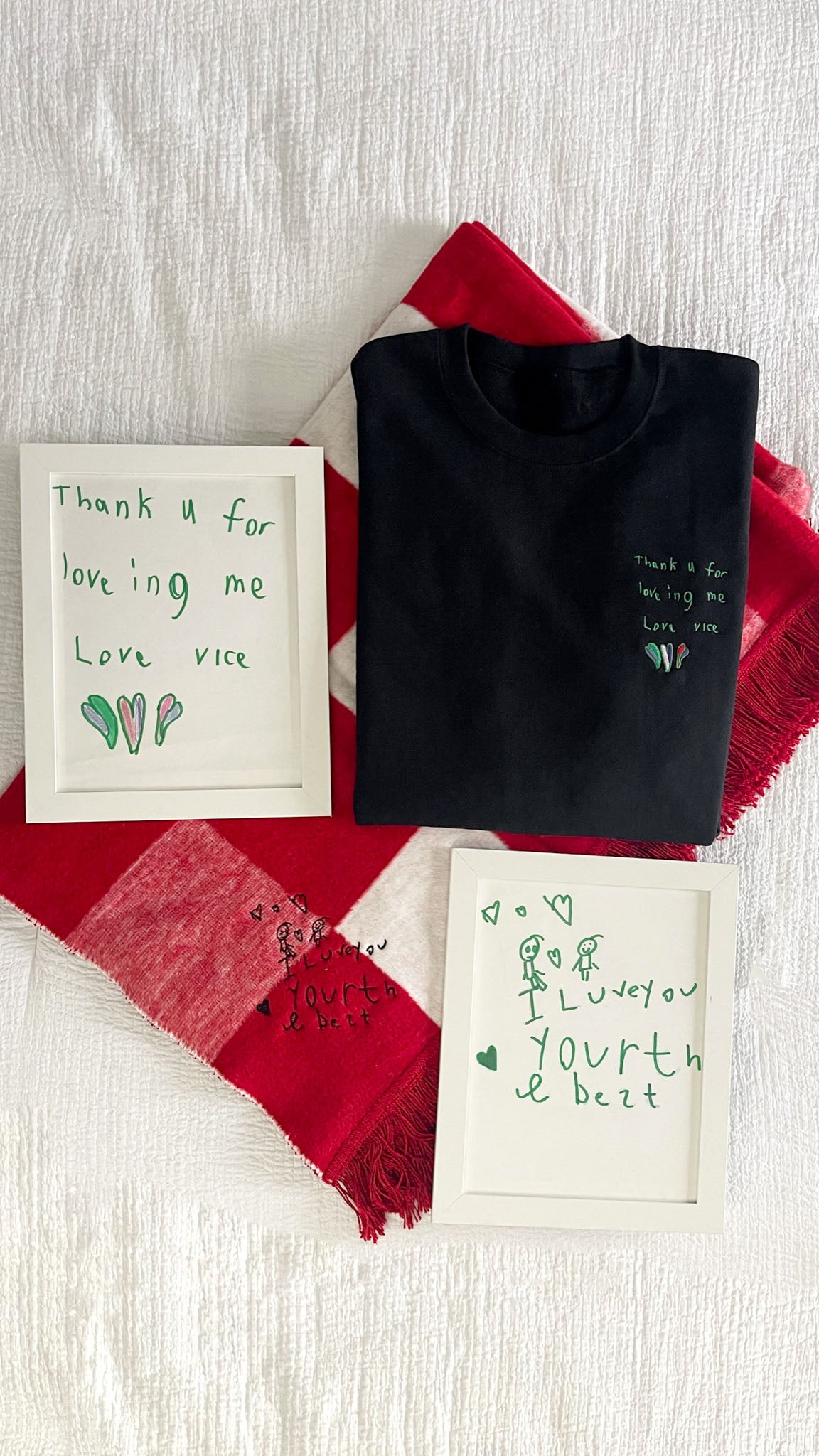 Children's Drawing & Handwriting Embroidery