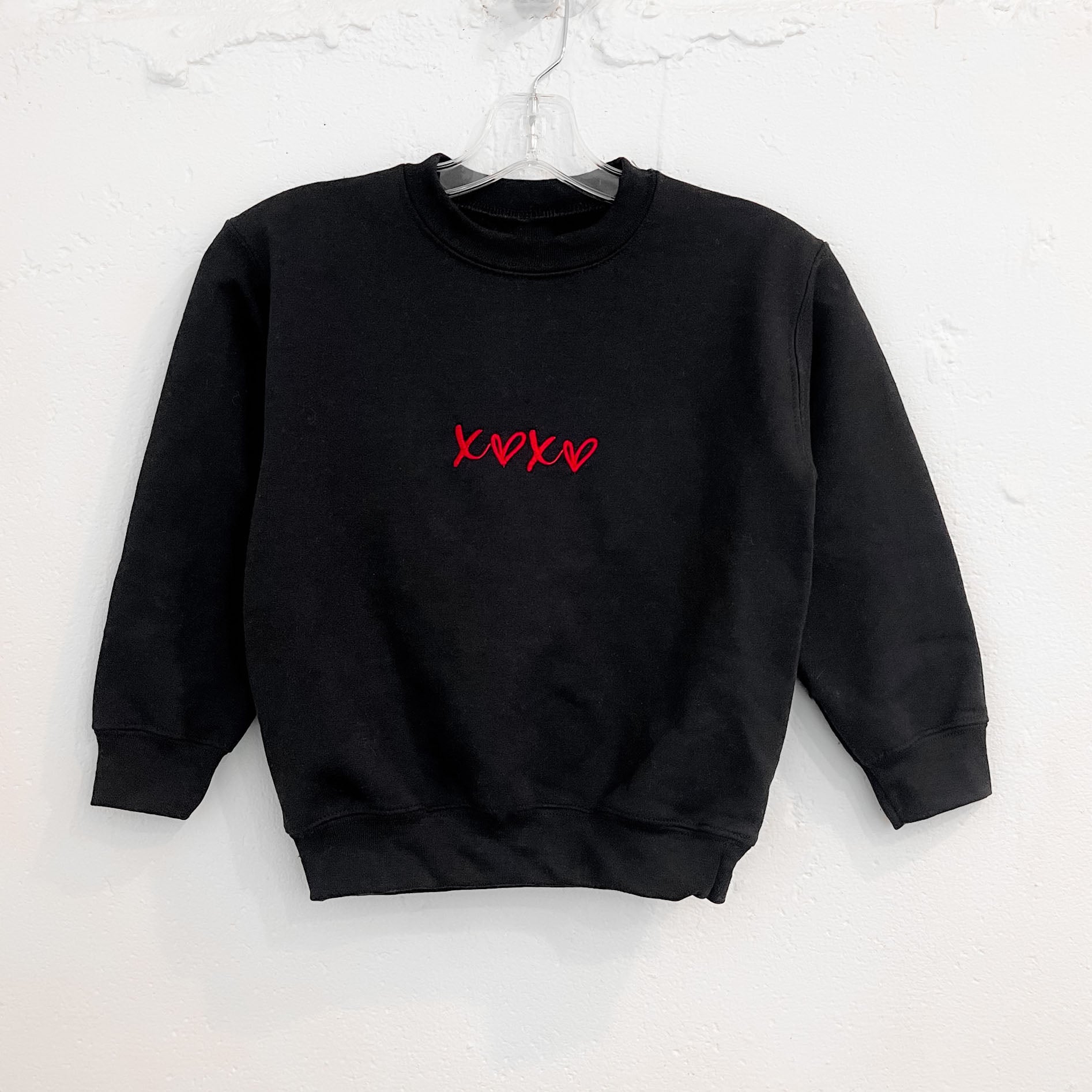 Upcycled Louis Vuitton Heart Patch Crewneck