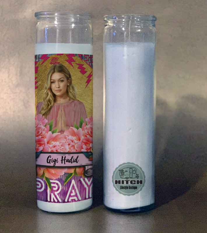 Gigi Hadid Prayer Candle.