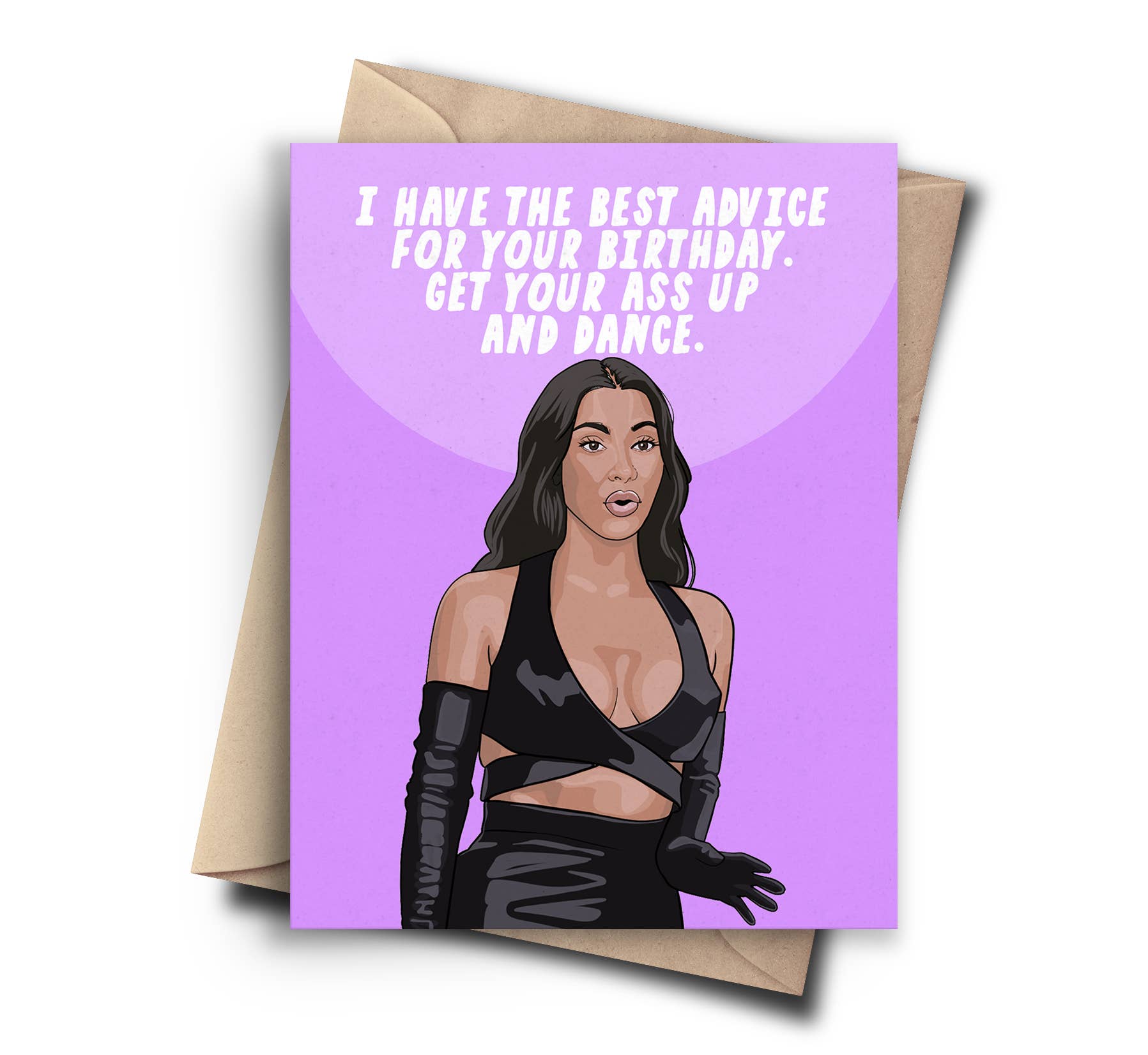 Kim Kardashian Funny Birthday Card - Pop Culture Birthday Ca