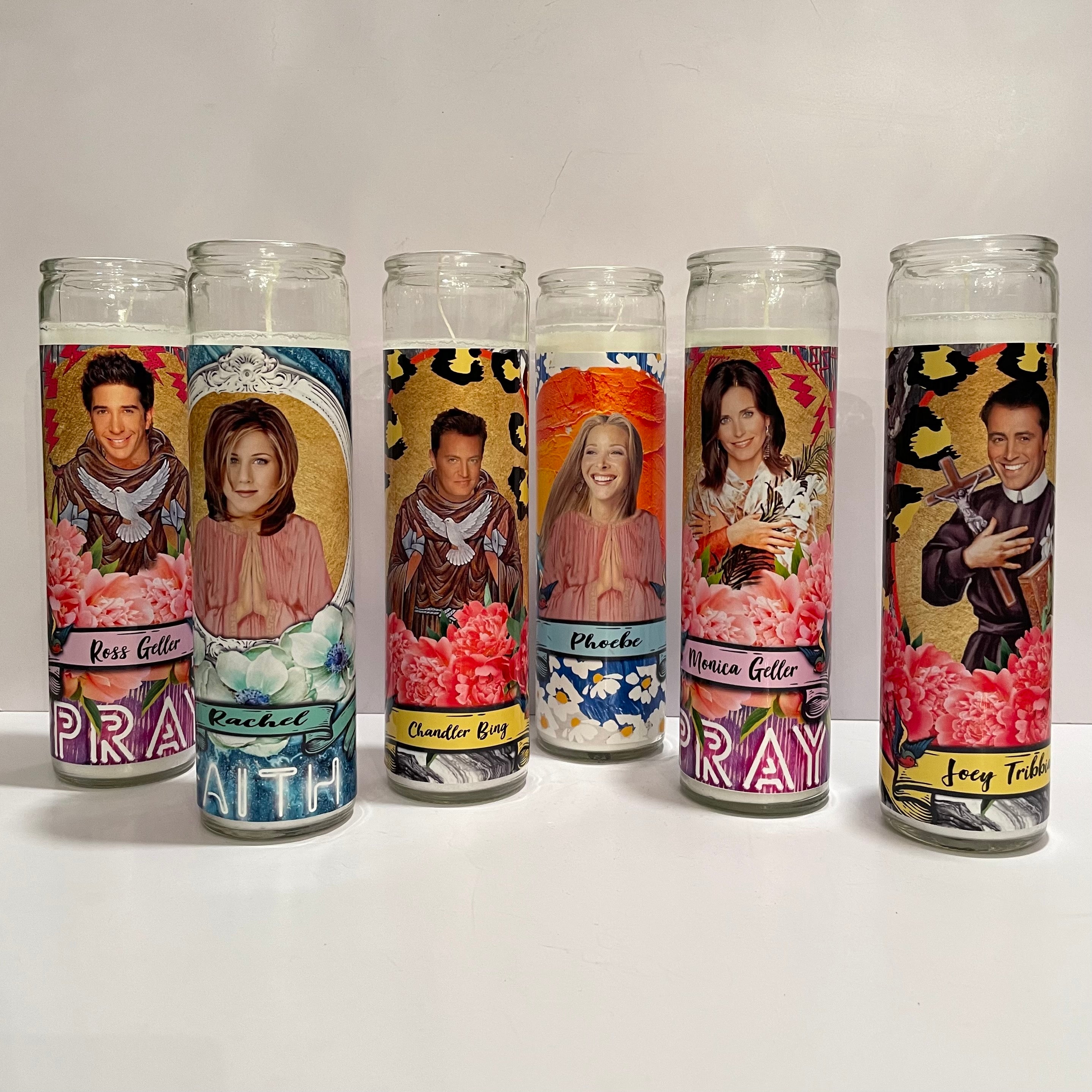 Pheobe from FRIENDS Prayer Candle